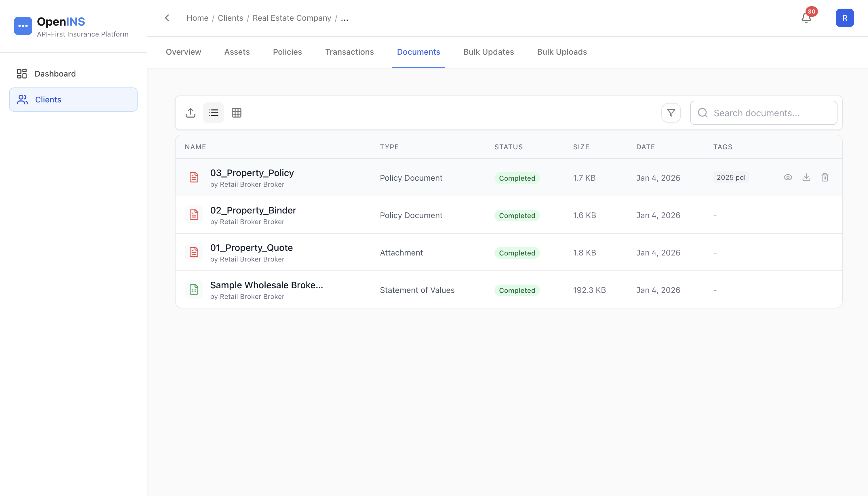Coordinated Documents